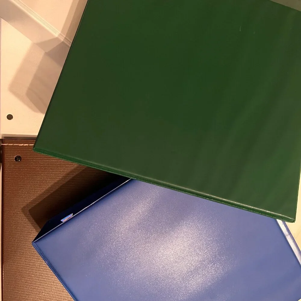 SIX Presentation Binders (Different sizes /. Mixed Lot) (new)‎